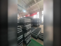 10यू 4यू एबीएस शैलो रैक केस व्हील टॉप और साइड हैंडल के साथ